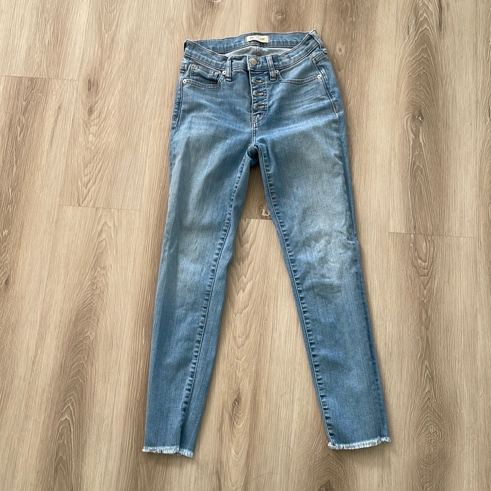 Madewell Women's Skinny Jeans - Light Blue